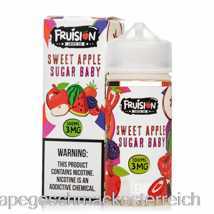 Süßer Apfelzucker Baby – Fruchtsaft Co – 100 Ml 0 Mg Vape-Geschmack